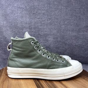 Converse Chuck 70 Counter Climate Hi Men’s 8 Green Leather Lined Sneakers Shoes